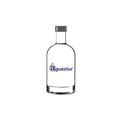 Botella de Cristal Minuit Aguastur