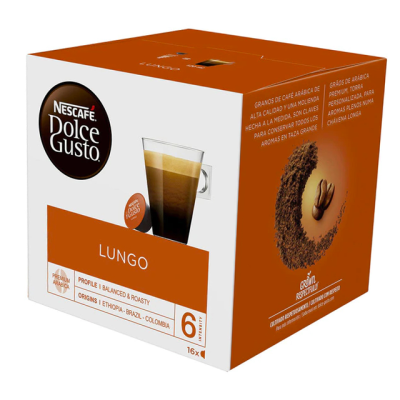 Estuche de 48 Cápsulas Dolce Gusto Lungo