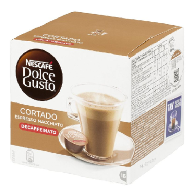Estuche de 48 Cápsulas Dolce Gusto Cortado Descafeinado