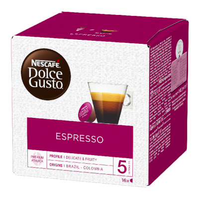 Estuche de 48 Cápsulas Dolce Gusto Espresso