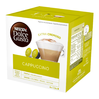 Estuche de 90 Cápsulas Dolce Gusto Cappuccino