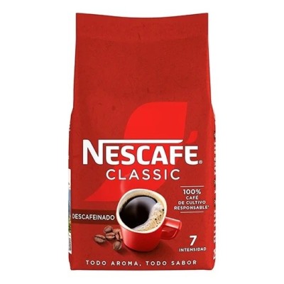 Bolsa 250 g Café soluble Classic Descafeinado Nestlé