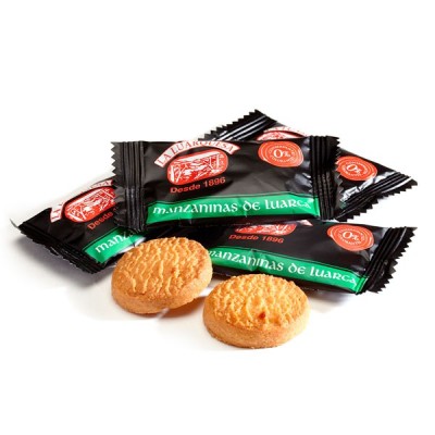 Estuche de galletas Manzaninas La Luarquesa