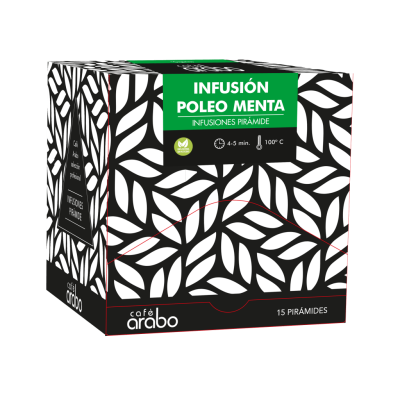 Estuche 15 unidades Infusión Poleo Menta Pirámide Arabo
