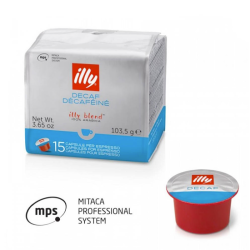 Caja de 6 Estuches de 15 Cápsulas MPS de Café Descafeinado Illy