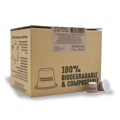 Caja 150 cápsulas compatibles con Nespresso - Ristretto - Arabo