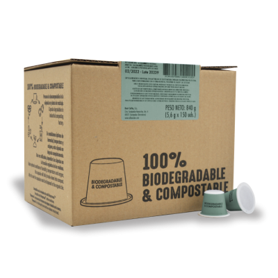 Caja 150 cápsulas compatibles con Nespresso - Organic - Arabo