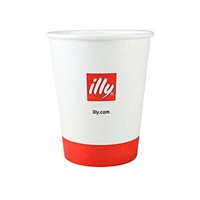 Tira de 100 Vasos de Papel 6oz illy