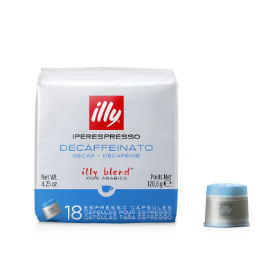 Estuche 18 Cápsulas Iperespresso de Café Descafeinado illy