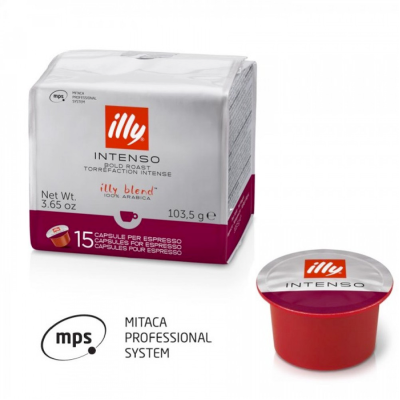 Estuche de 15 Cápsulas MPS de Café Intenso Illy