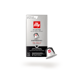 Estuche 10 cápsulas compatibles con Nespresso - Forte - illy