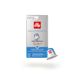 Estuche 10 cápsulas compatibles con Nespresso - Descafeinado - illy