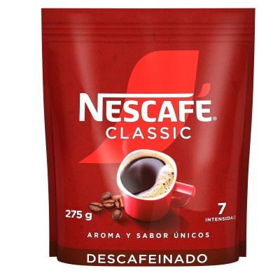 Bolsa 275 g Café soluble Classic Descafeinado Nestlé